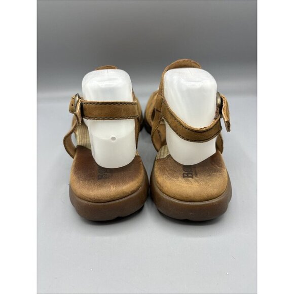 BORN Women’s Sandals Sz 9 Brown Leather Slingback Comfort Casual Summer - Picture 3 of 5